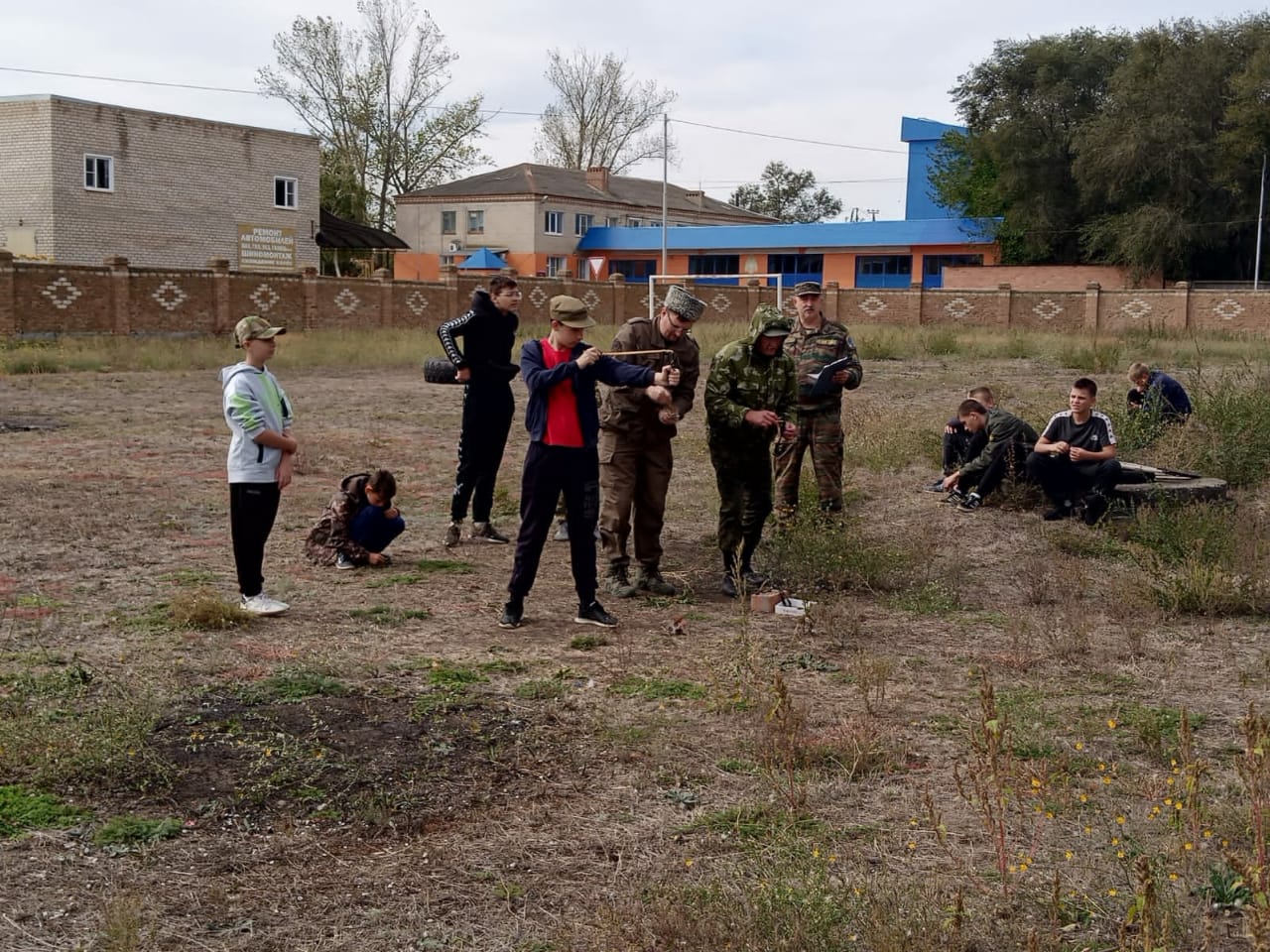 На полигоне пожарной части города прошли традиционные районные казачьи игры.