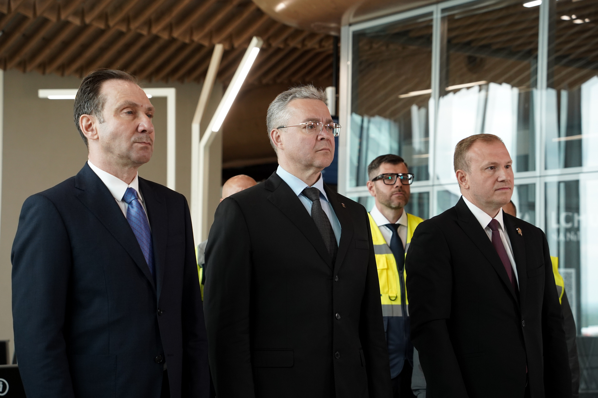 ГУБЕРНАТОР СТАВРОПОЛЬЯ ДАЛ СТАРТ РАБОТЕ НОВОГО АВИАТЕРМИНАЛА В МИНВОДАХ.