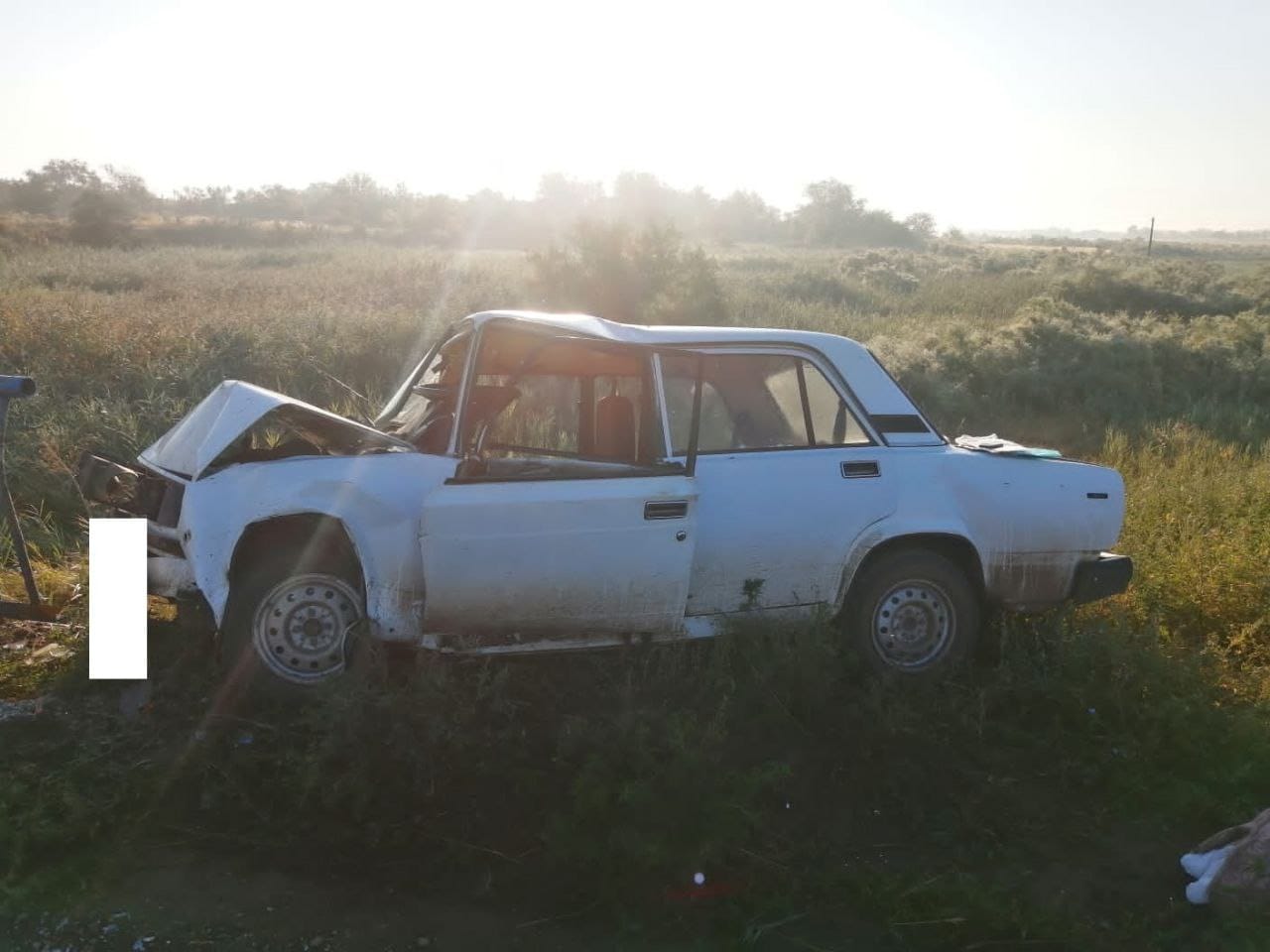 В Ипатовском округе  водитель погиб в ДТП.