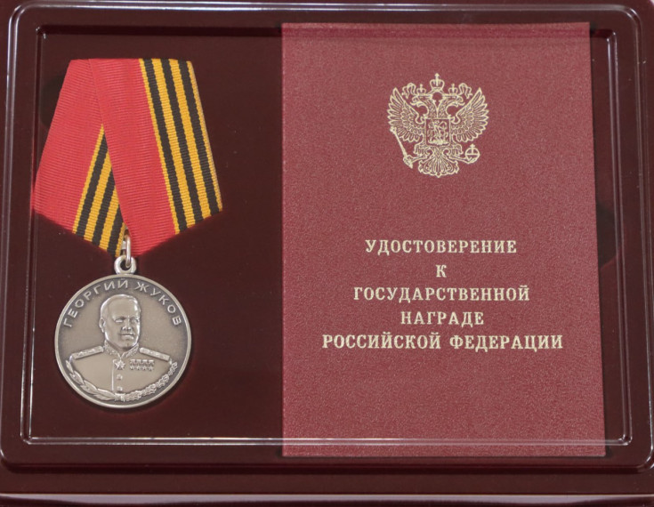 Наш земляк Дмитрий Б. из села Большая Джалга удостоен медали Жукова. Наш земляк Дмитрий Б. из села Большая Джалга удостоен медали Жукова.